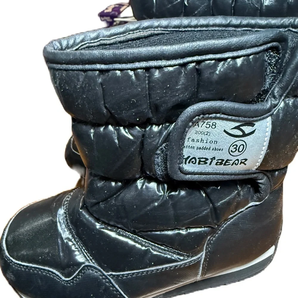 Black Winter Boots toddler 10